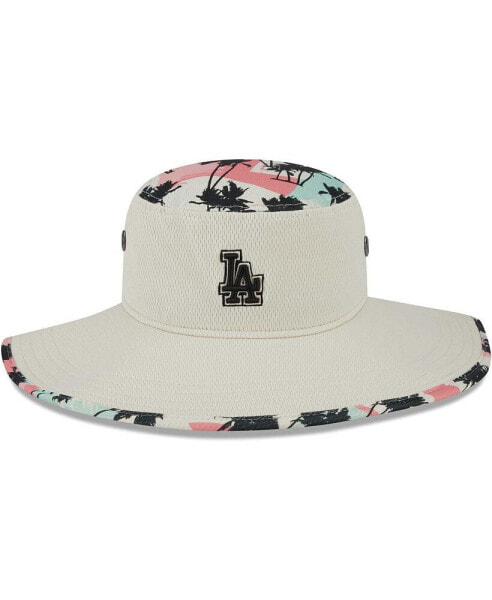 Men's Natural Los Angeles Dodgers Retro Beachin' Bucket Hat