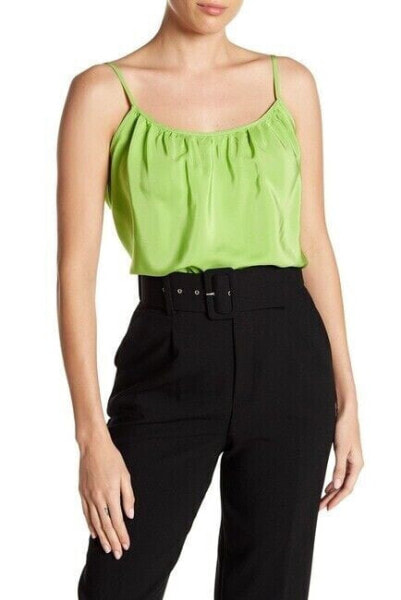 Amanda Uprichard 164163 Women's Adjustable Straps Gates Lime Green Top Size M