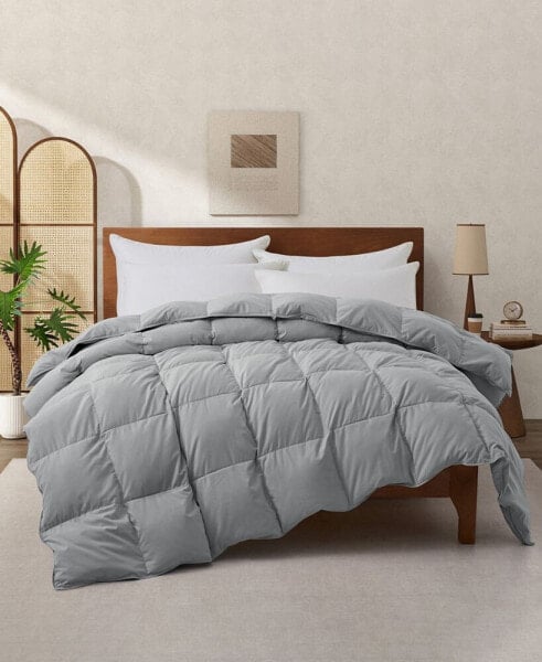 Cozy 360TC All Season Down Feather Fiber Comforter, Twin