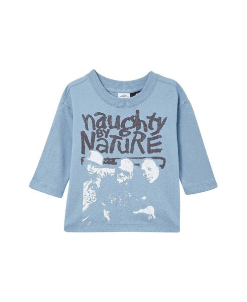 Baby Boy or Girl Naughty by Nature Long Sleeve T-shirt