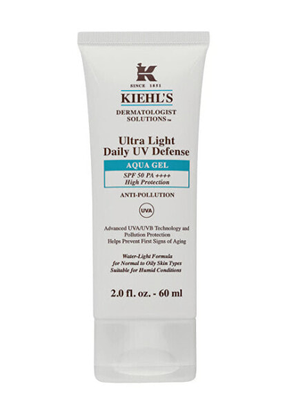 Protective light face gel for normal to oily skin SPF 50 Derma Solutions ( Ultra Light Daily UV Defense Aqua Gel) 60 ml