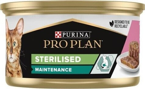 TRITON PURINA Pro Plan Sterilised Pasztet z łososiem i tuńczykiem - mokra karma dla kota - 85 g