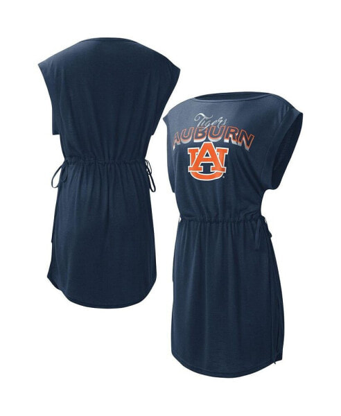 Women's Navy Auburn Tigers GOAT Swimsuit Cover-Up Dress