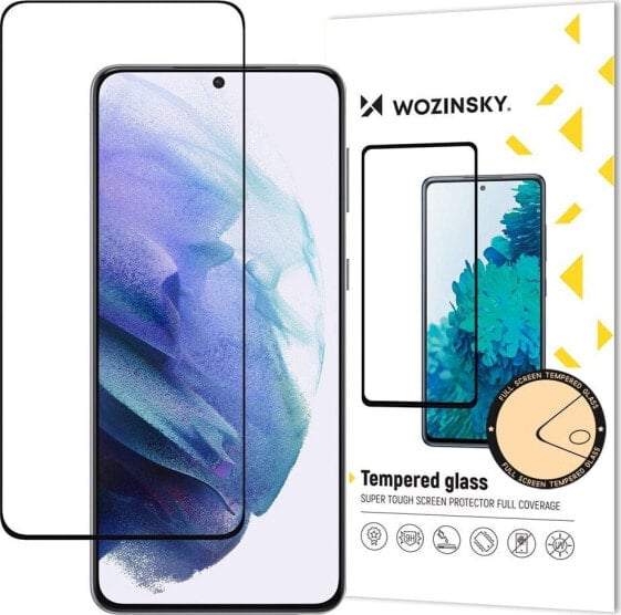 Wozinsky Wozinsky Full Glue Tempered Glass szkło hartowane Samsung Galaxy S23 9H na cały ekran z czarną ramką