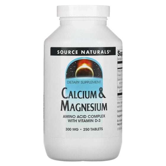 Calcium & Magnesium, 300 mg, 250 Tablets