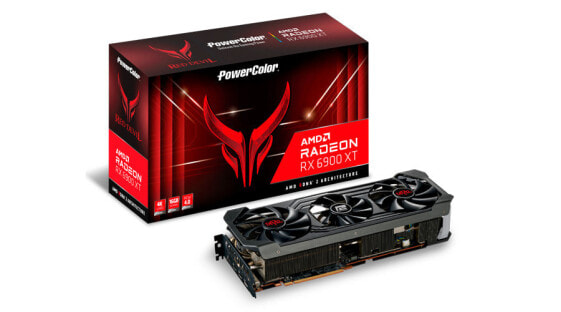 Видеокарта  PowerColor Red Devil AXRX 6900XT 16GBD6-3DHE/OC / AMD Radeon RX 6900 XT / 16 GB GDDR6