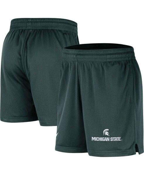 Men's Green Michigan State Spartans Mesh Performance Shorts