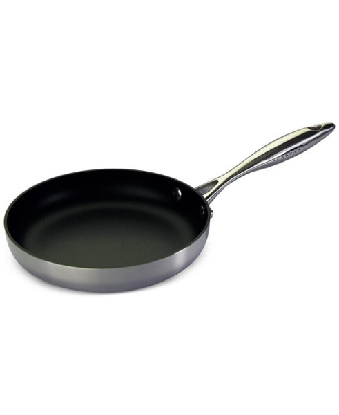 CTX 8", 20cm Nonstick Induction Suitable Fry Pan, Brushed Stainless Steel