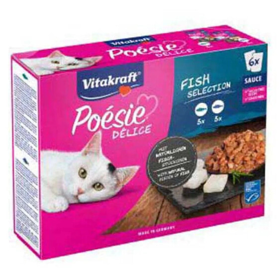 VITAKRAFT Poesie Delice Sauce Multipack 6x85g cat fish food