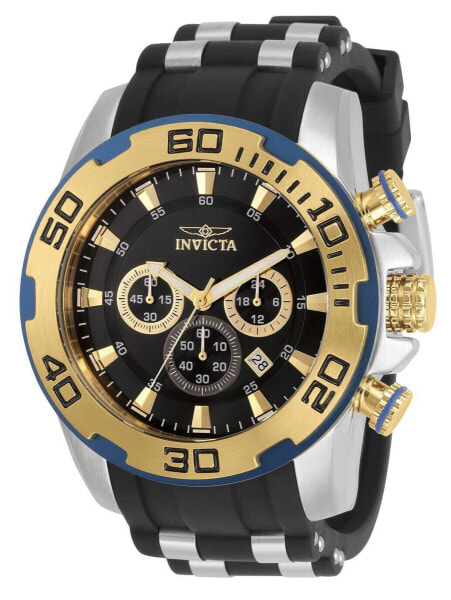 Invicta Pro Diver Men 50mm Stainless Steel Stainless Steel Black dial Quartz ...