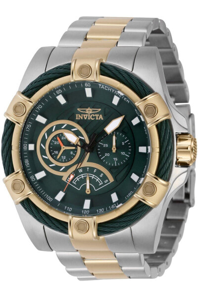 Часы и аксессуары Invicta Мужские Наручные Часы Bolt из нержавеющей стали 52 мм двухцветные (Модель: 46870)