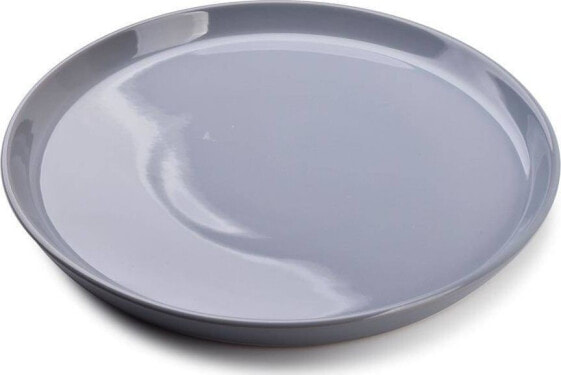 Тарелка обеденная серого цвета Affek Design NADINE GREY 24см