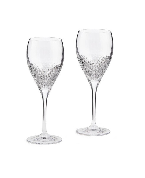 Diamond Mosaic Goblet, Set of 2