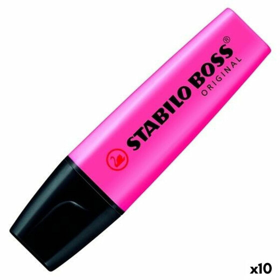 Флуоресцентный маркер Stabilo Boss Розовый 10 Предметы (10 штук)