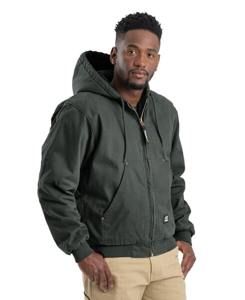 Tall Heartland Washed Duck Hooded Work Jacket