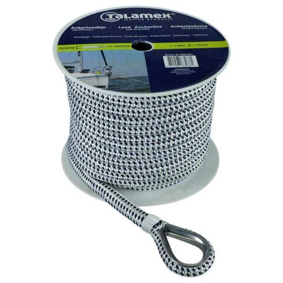 TALAMEX 14 mm Braided Anchor Rope With Lead