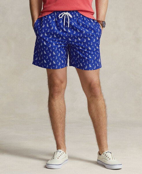 Men's Mesh-Lined Swim Trunks