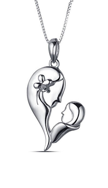 Elaborate silver pendant Heart P0001439