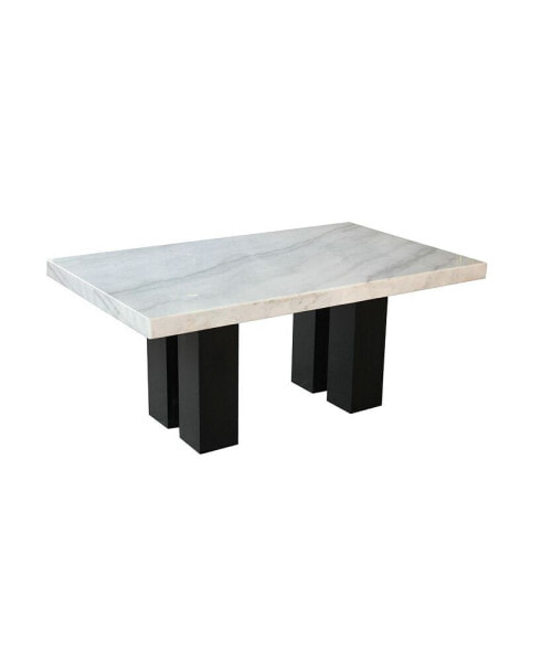 Camila Rectangle 70" Marble Dining Table