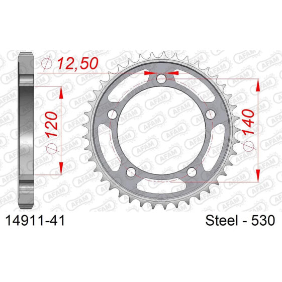 AFAM 14911 rear sprocket