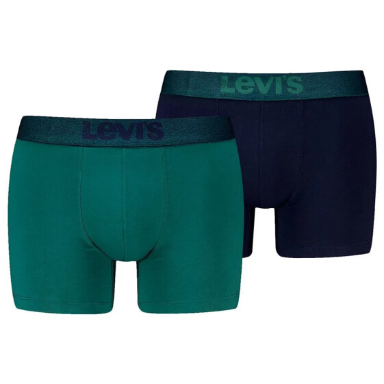 LEVI´S UNDERWEAR Melange Wb Organic Co boxers 2 units