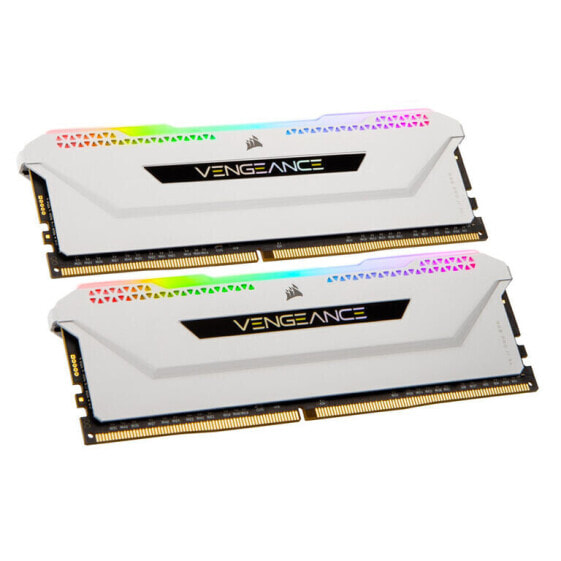 Corsair Vengeance RGB Pro SL DDR4-3600 RAM, CL18, XMP - 16 GB Dual-Kit, weiß