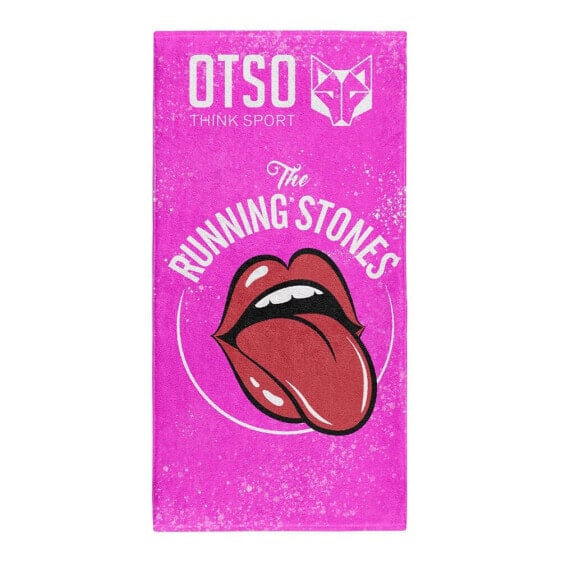 Полотенце для бега OTSO Running Stones Pink