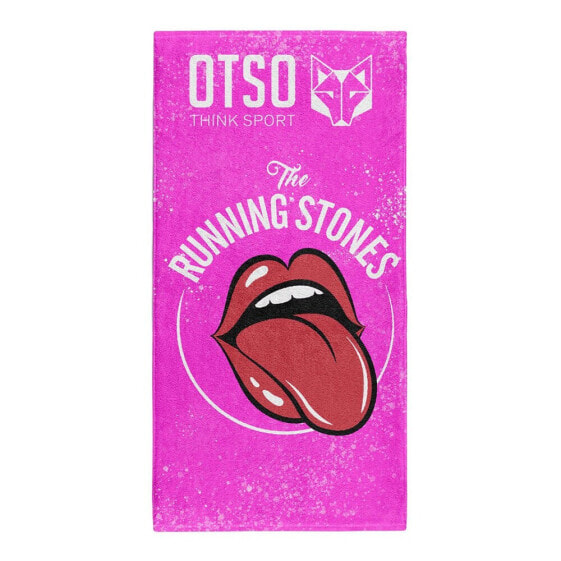 Полотенце для бега OTSO Running Stones Pink