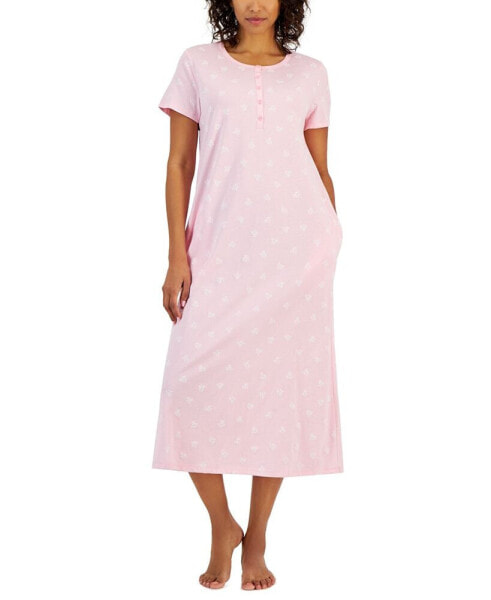 Women's Cotton Printed Nightgown, Created for Macy's