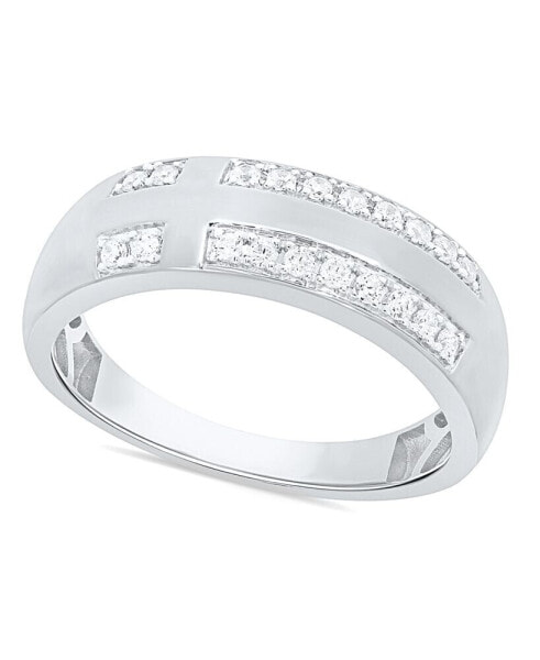 Кольцо Macy's Diamond Cross Band.