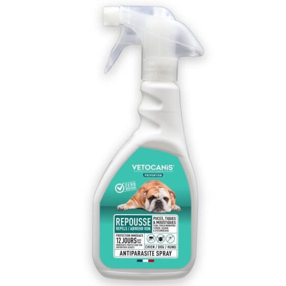 VETOCANIS Anti-Floh-, Anti-Zecken- und Anti-Mcken-Spray - Fr Hunde - 500 ml
