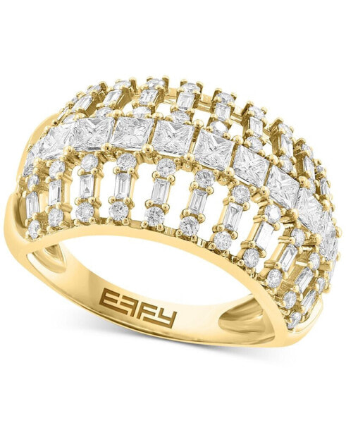 EFFY® Diamond Multi-Cut Openwork Statement Ring (1-1/2 ct. t.w.) in 14k Gold