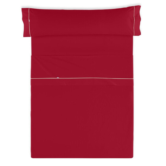 Комплект постельного белья Alexandra House Living Бордовый Текстильный 3 предмета