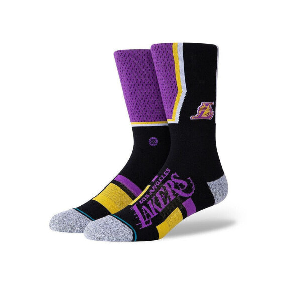 Men's Los Angeles Lakers Shortcut 2 Crew Socks