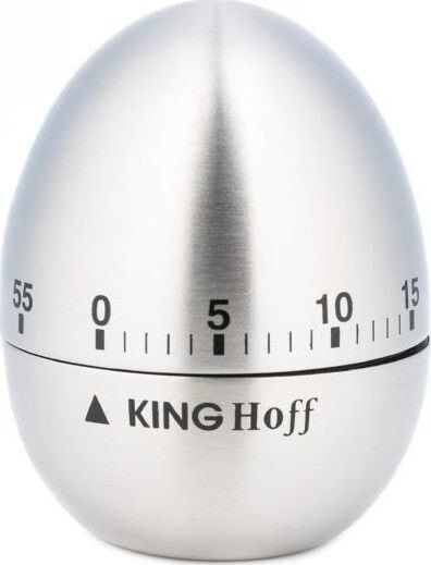 Minutnik KingHoff mechaniczny srebrny (KH-3131)