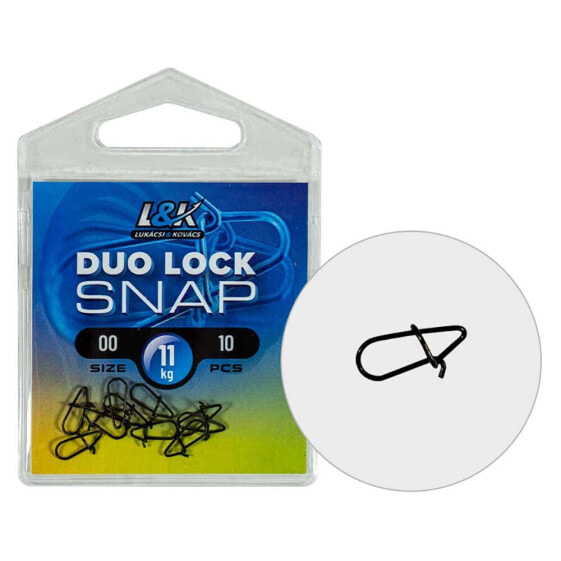 Рыболовный замок L K Duo Lock Snap Черный