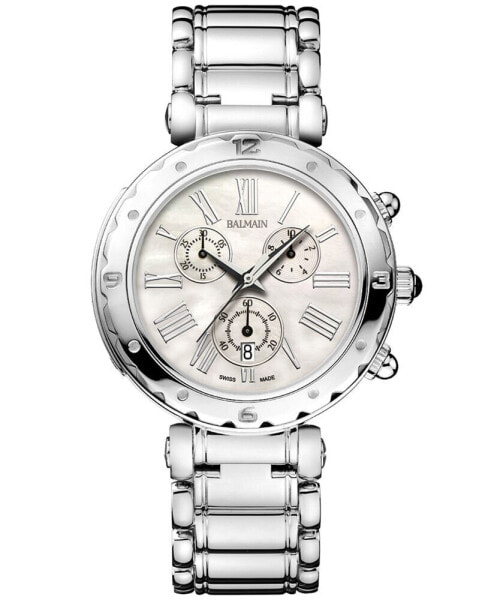 Наручные часы Porsamo Bleu Karolina Diamond Genuine Leather Band Watch 1082BKAL.