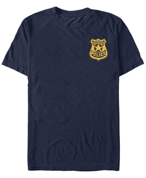 Pixar - Zootopia Men's Zootropolis Police Badge Short Sleeve T-Shirt