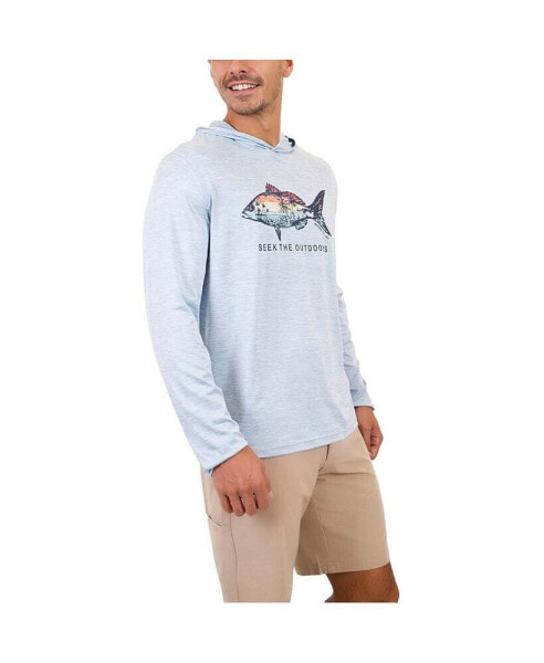 Men's Sun Protection Yellowtail Graphic Hoodie