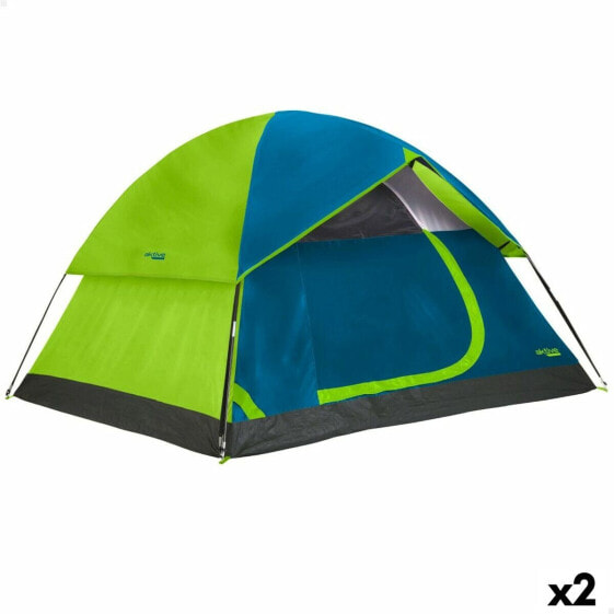 Палатка однослойная AKTIVE Tent 4 места 240 x 130 x 210 см (2 шт.)