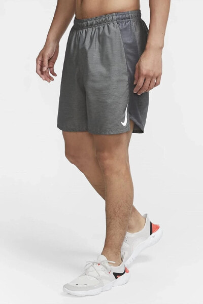 Шорты беговые Nike Challenger Running Short Iron Grey/melange (Железно-серые/меланж)