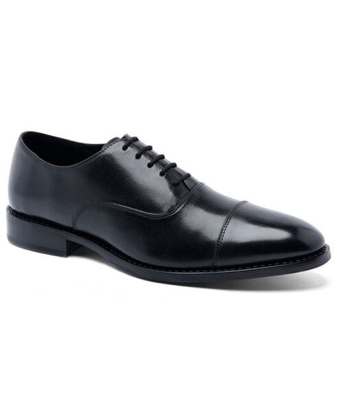 Men's Clinton Cap-Toe Leather Oxfords