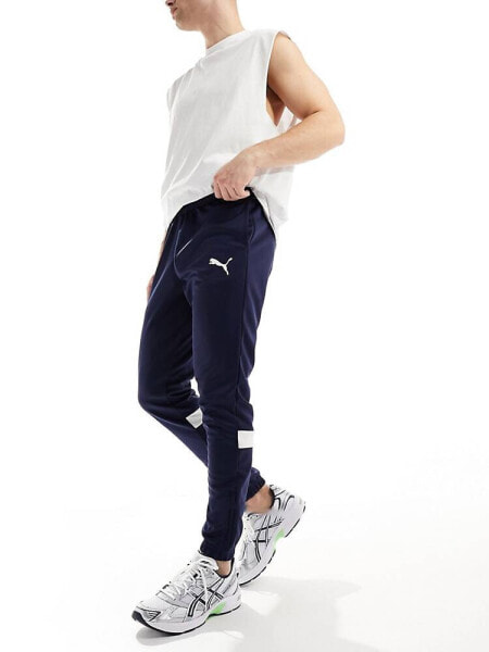 Puma Football Rise joggers in navy