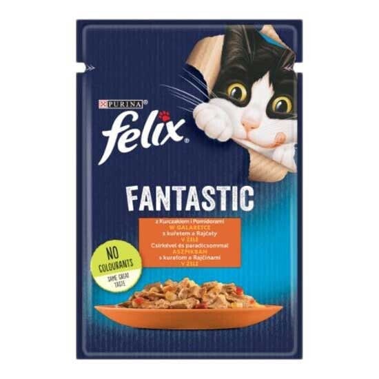 PURINA NESTLE Felix Fanstastic Chicken Tomato 85g Wet Cat Food