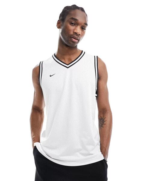 Nike Basketball – DNA Dri-FIT – Unisex-Trikot in Weiß