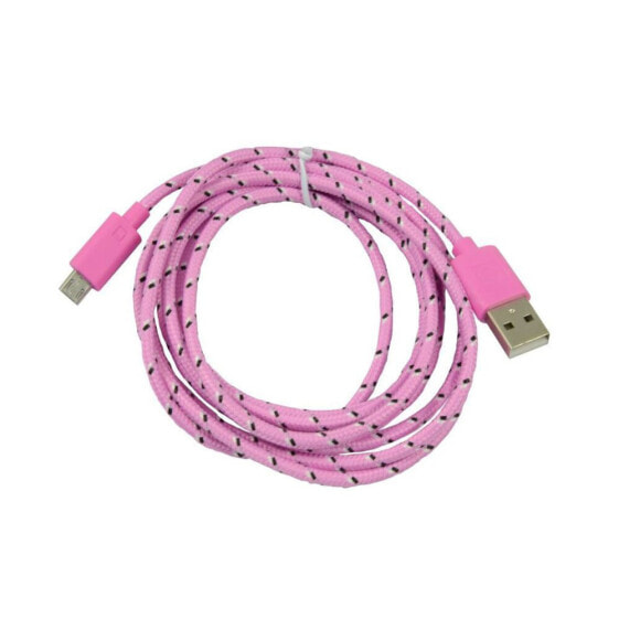 Synergy 21 1.0m USB A - Micro-USB B - 1 m - USB A - Micro-USB B - USB 2.0 - Male/Male - Pink