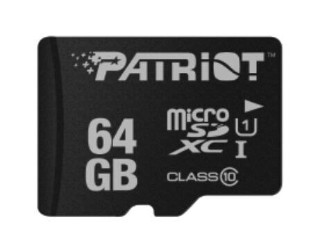 Patriot 64 GB MicroSDXC Class 10 UHS-I 80 MB/s