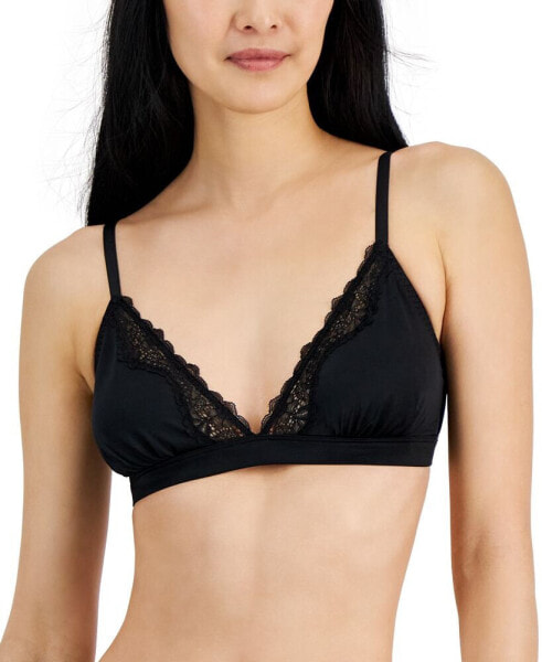 Women's Satin Micro Bralette, Created for Macy's