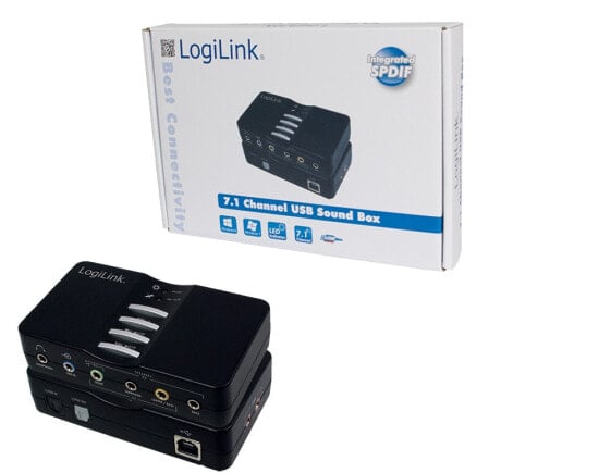 LogiLink USB Sound Box Dolby 7.1 8-Channel - 7.1 channels - USB