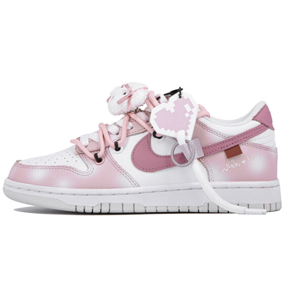 Кроссовки Nike Dunk Low Love Walk GS Pink White